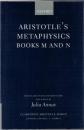Aristotle : Metaphysics. Books M and N
