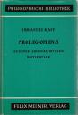 Prolegomena zu einer jedn kunftigen Metaphysik