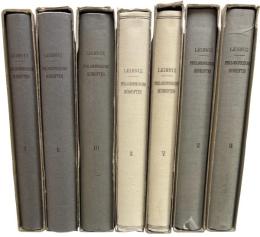 Die Philosophischen Schriften von Gottfried Wilhelm Leibniz Bd.1-7