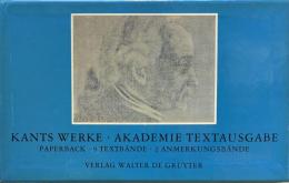 Kants Werke : Akademie Textausgabe  (9 Textbände, 2 Anmerkungsbände)