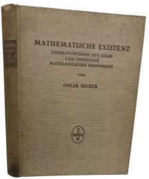 Mathematische Existenz : Untersuchungen zur Logik und Ontologie Mathematischer Phänomene