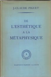 De l'esthétique à la métaphysique