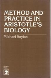 Method and Practice in Aristotle's Biology 