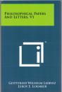 Philosophical Papers And Letters
