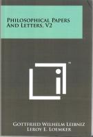 Philosophical Papers And Letters