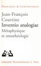 Inventio Analogiae: Metaphysique et Ontotheologie