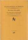 En deçà du sujet ; Du temps dans la philosophie transcendantale allemande