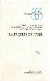 La Faculté de juger