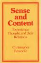 Sense and Content: Experience, Thought, and their Relations