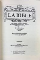 La Bible d'Olivétan, Neufchâtel 1535