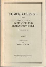 Einleitung in die Logik und Erkenntnistheorie : Vorlesungen 1906/07