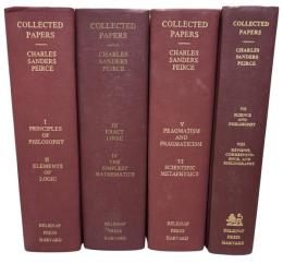 Collected Papers of Charles Sanders Peirce 4 Vols.set (Vol.1-2, 3-4, 5-6, 7-8)