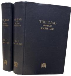 The Iliad. edited, with apparatus criticus, prolegomena notes, and appendices. Volume I: Books I - XII. Volume II: Books XIII - XXIV