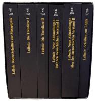 G.W.Leibniz Philosophische Schriften. 4 Bände in 6 Teilbänden