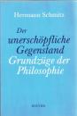Der unerschopfliche Gegenstand: Grundzuge der Philosophie