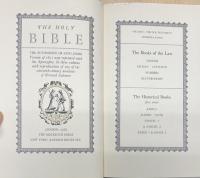 The Holy Bible : The Authorized or King James Version of 1611 now reprinted with the Apocrypha. In three volumes with reproductions of 105 of the sixteenth-century woodcuts of Bernard Salomon