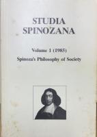 Studia Spinozana. An international and interdisciplinary series Vol.1-16