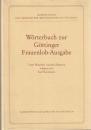 Wörterbuch zur Göttinger Frauenlob- Ausgabe. Abhandlungen der Akademie der Wissenschaften in Göttingen