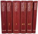 Goethe Handbuch 4 Bde. in 5 Tl.-Bdn., Chronologie, Bibliographie, Karten, Register