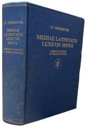 Mediae Latinitatis Lexicon Minus : Lexique Latin Medieval - Francais/Anglais/a Medieval Latin-French/English Dictionary
