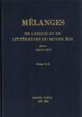 Melanges de langue et de litterature du Moyen Age : offerts à Teruo Sato. parties 1 & 2