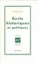 Ecrits historiques et politiques
