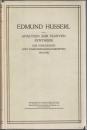 Analysen zur Passiven Synthesis aus Vorlesungs und Forschungsmanuskripten 1918-1926 