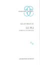 Le pli : Leibniz et le baroque