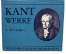 Immanuel Kant Werke in Zehn Bänden