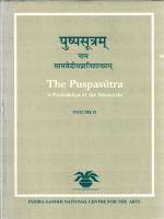 The Puspasutra, The: A Pratisakhya of the Samaveda