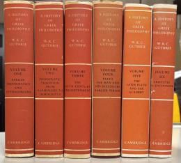 A History of Greek Philosophy Vol.1-6