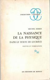 La naissance de la physique dans le texte de Lucrèce : fleuves et turbulences