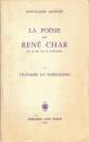 La poésie de René Char, ou, Le sel de la splendeur