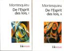De L Esprit Des Lois I, II