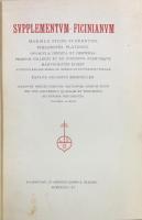 Supplementum Ficinianum. Marsilii Ficini florentini philosophi platonici opuscula inedita et dispersa primum collegit et ex fontibus plerumque manuscriptis