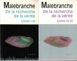 De La Recherche De La Verite: Livres I-III, IV-VI