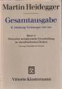 Martin Heidegger Gesamtausgabe II.Abt.:Vorlesungen 1923-1944 Bd.44 Nietzsches metaphysische Grundstellung im abendländischen Denken