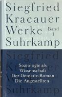 Siegfried Kracauer Werke in neun Bänden.16 Teilbänden