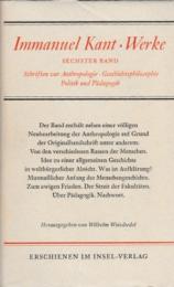 Immanuel Kant Werke in 6Bdn.