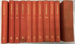 Feuerbach Sämtliche Werke 13Bd. in 12 Bd.(except for Bd.11)