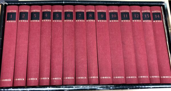 ドイツ語版『ゲーテ著作集全14巻』Goethe_Werke_in_14_Bd