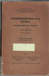 Saṃdhinirmocana Sūtra : L'explication des Mystères Texte Tibétain