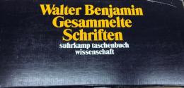 Walter Benjamin Gesammelte Schriften 7Bd. in 14 Tl.