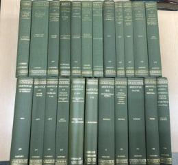 The Loeb Classical Library Edition of Aristotle Works 23 vols.