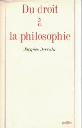 Du droit à la philosophie