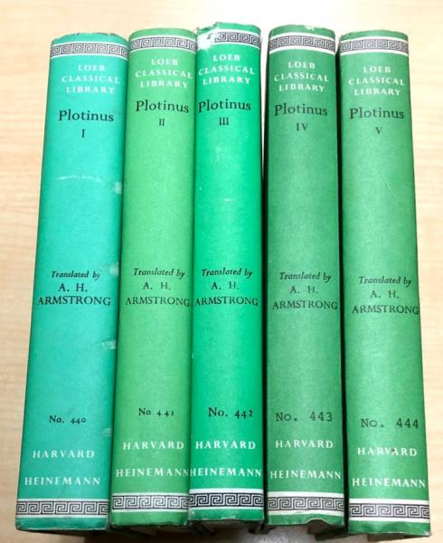 Loeb Classical Library Plotinus 6冊セット Plotinus vol.1-5 (The Loeb Classical Library)(Plotinus/A.H.