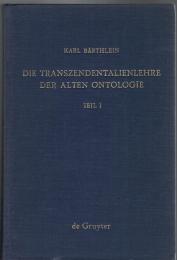 Die Transzendentalienlehre im Corpus Aristotelicum