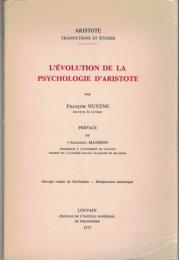 L'evolution de la Psychologie D'Aristote