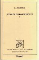 Œuvres philosophiques　I/II