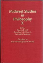 Studies in the Philosophy of Mind